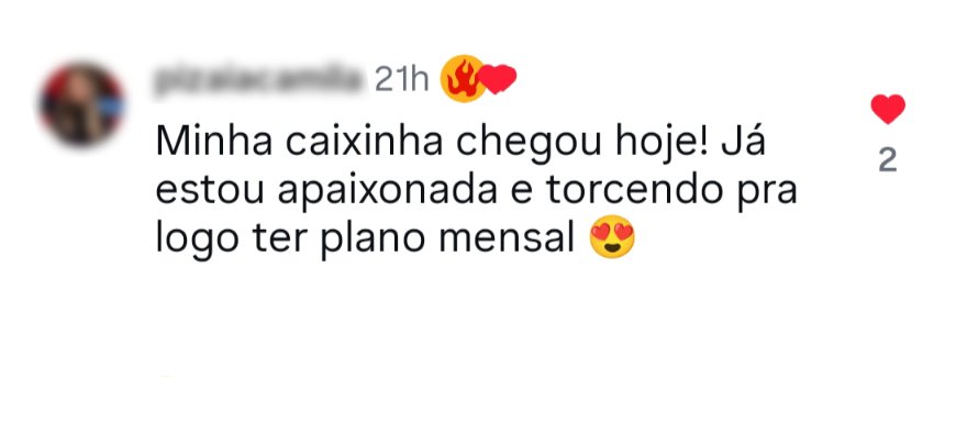 Depoimento de leitor no Instagram